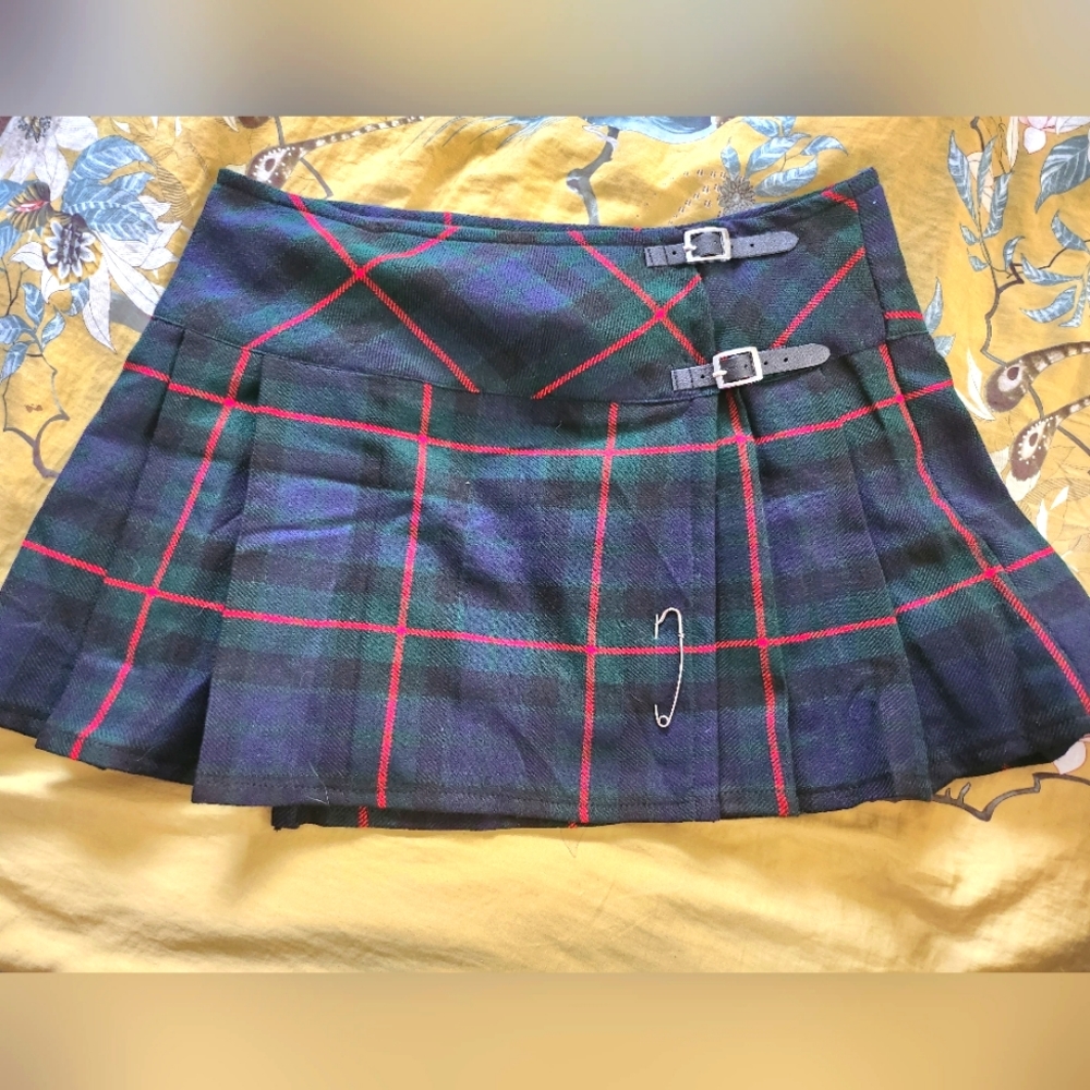 Gunn tartan mini skirt